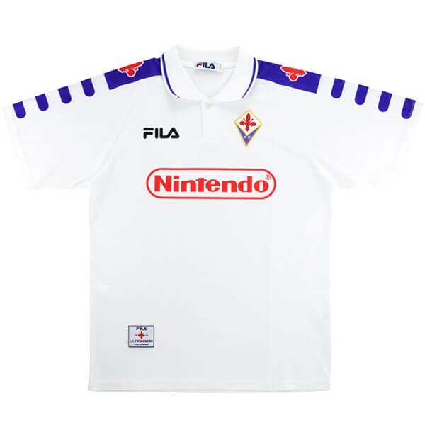 Thailandia Maglia Fiorentina FILA Away Retro 1998 1999 Bianco